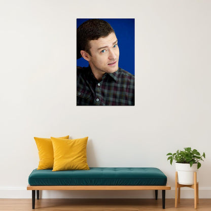 Justin Timberlake Rock Music Singer Cute Poster Wall Art Print Home Wall Decor