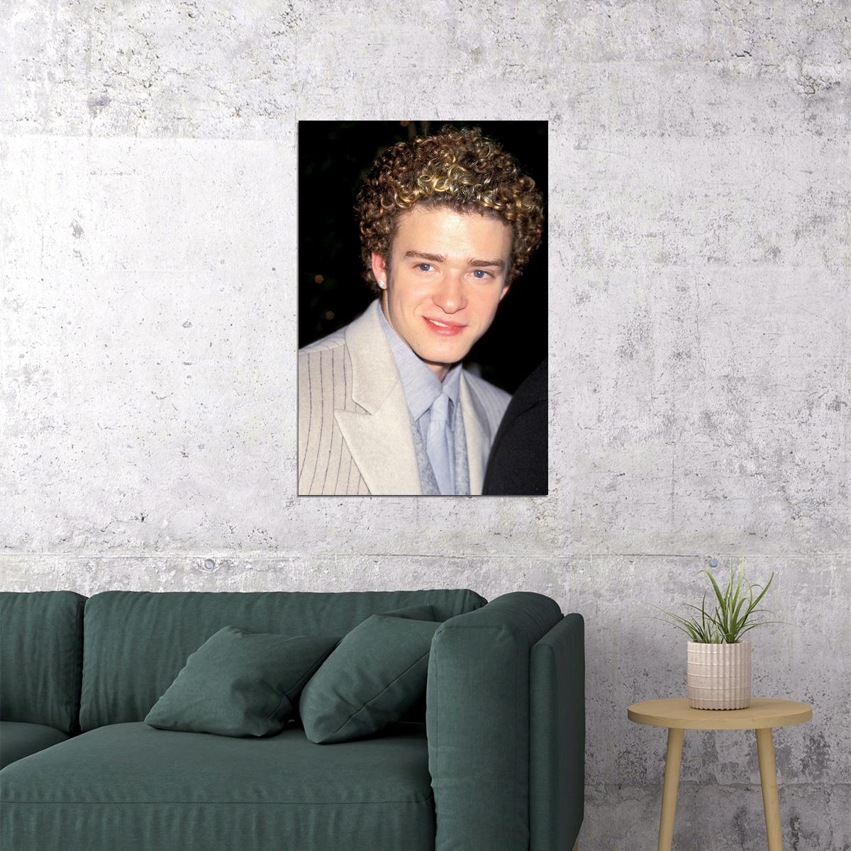 Justin Timberlake Rock Singer Artist Poster Wall Art Print Home Wall Decor