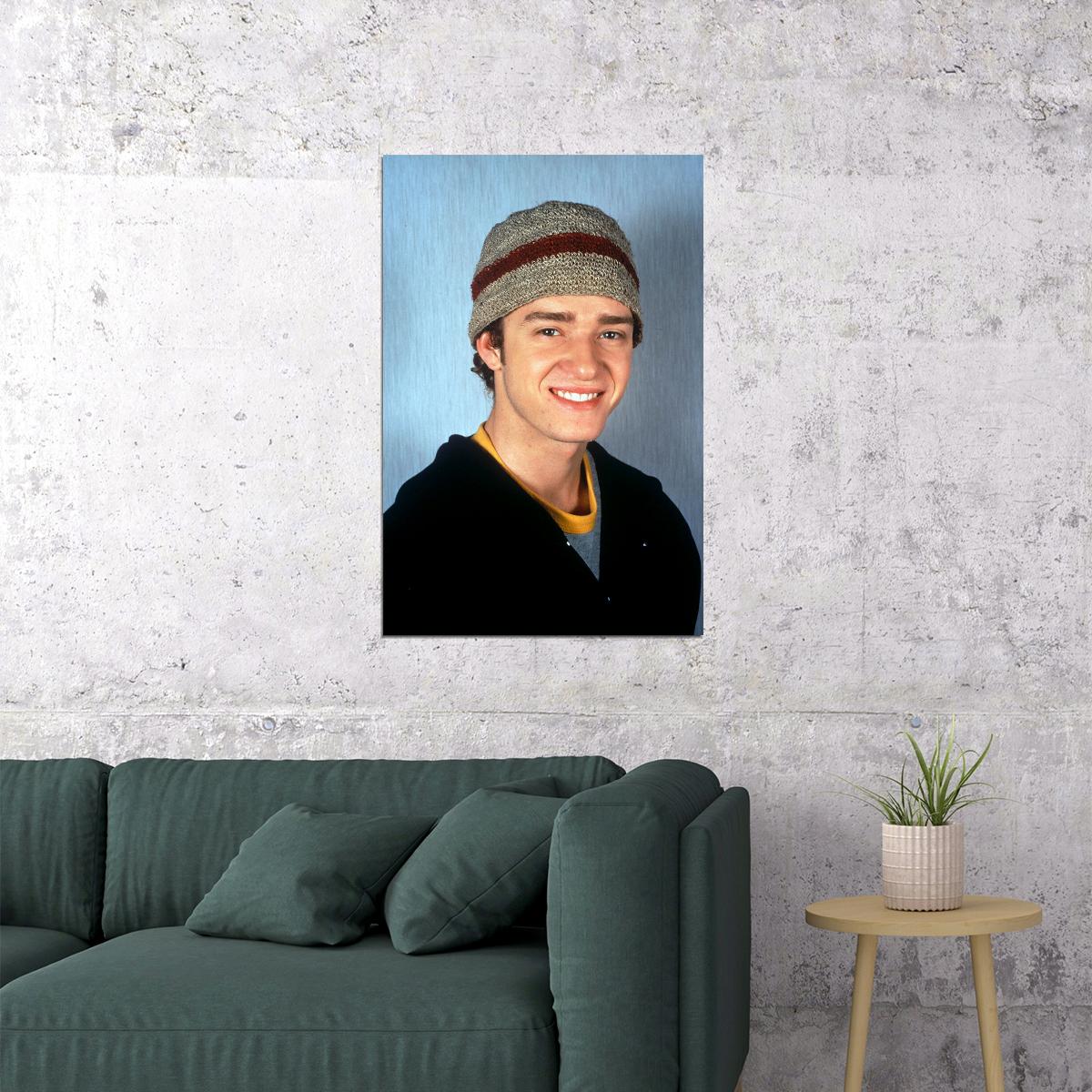 Justin Timberlake Rock Music Artist Poster Wall Art Print Home Wall Decor