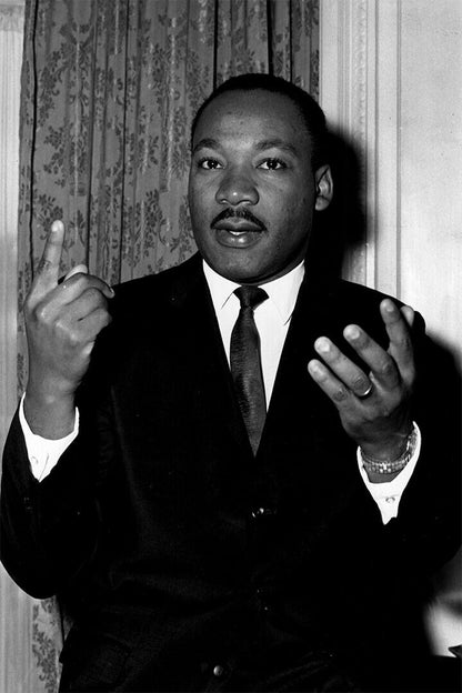 Martin Luther King Jr Civil Rights Movement Leader Poster Wall Art Print Home Wall Decor