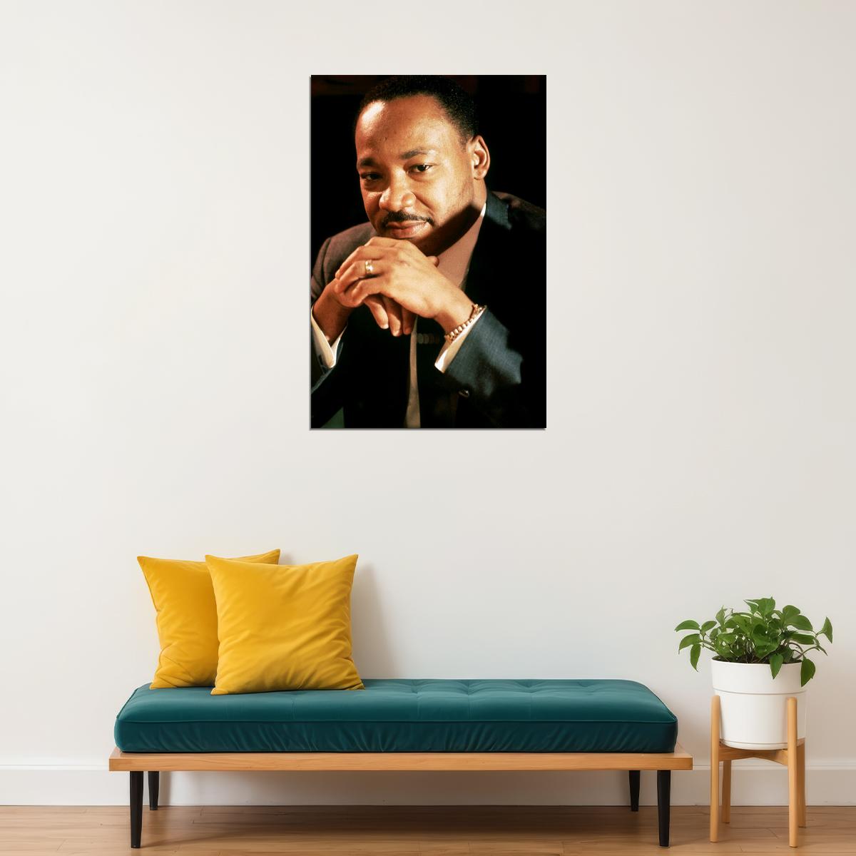 Martin Luther King Jr Sociologist Baptizer Poster Wall Art Print Home Wall Decor