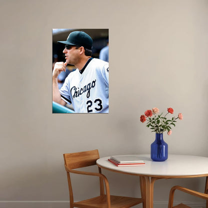 Basebal Robin Ventura Chicago Poster Wall Art Print Home Wall Decor
