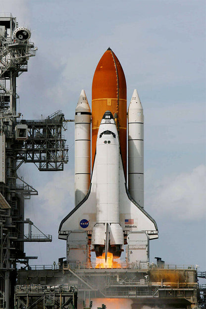 Space Shuttle Taking Science Excitement Poster Wall Art Print Home Wall Decor