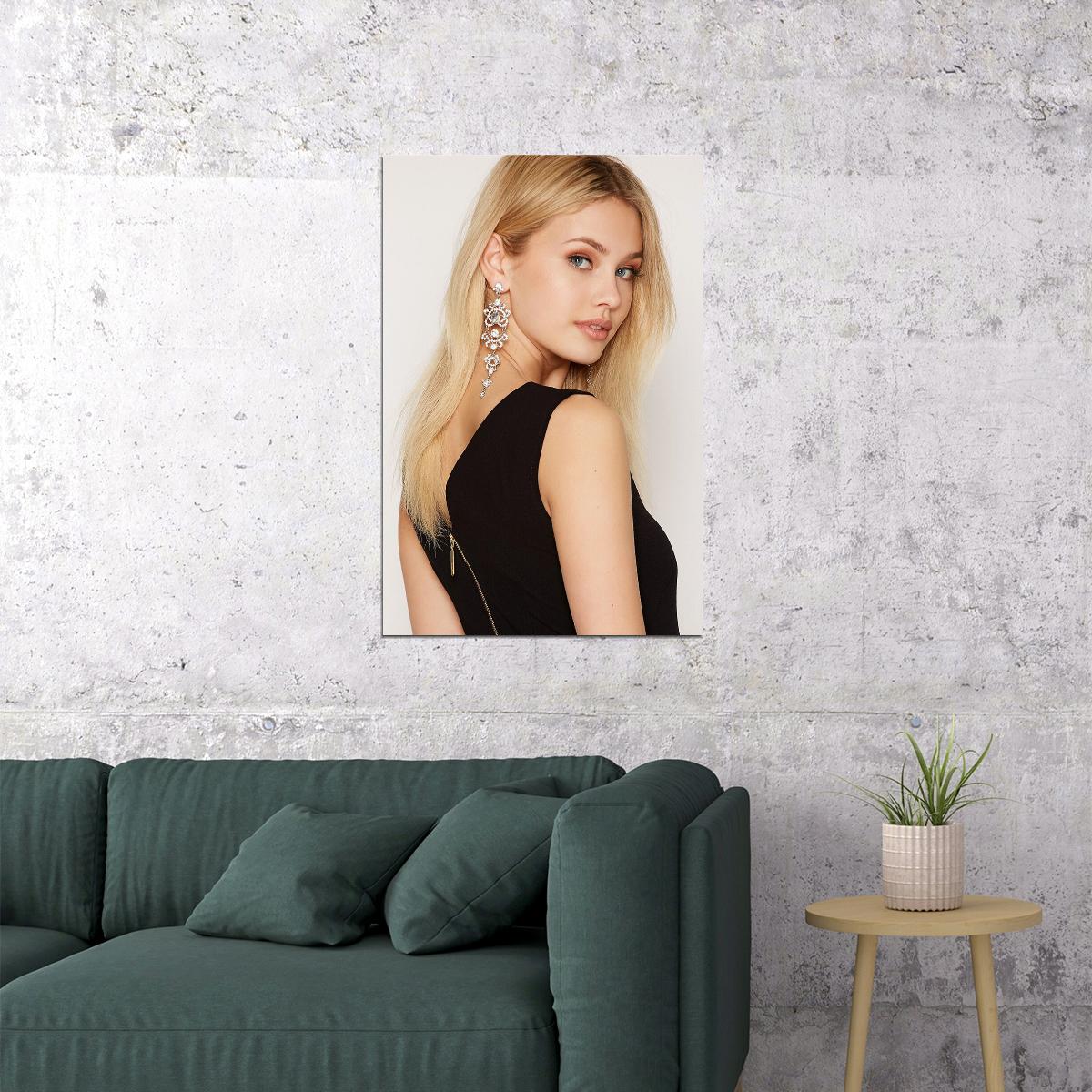 Hanna Edwinson Sexy Female Model Beautiful Poster Wall Art Print Home Wall Decor