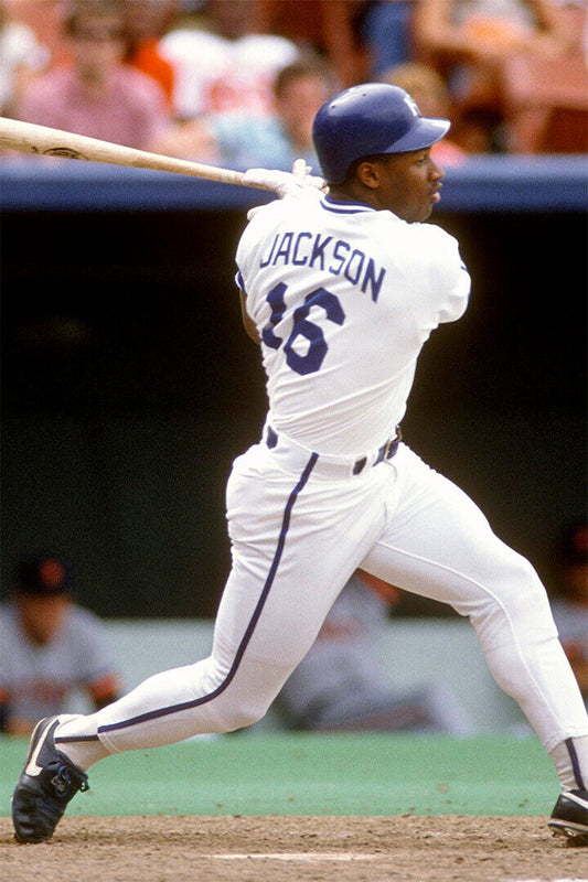 Baseball Bo Jackson Kc Atlethe Sport Poster Wall Art Print Home Wall Decor