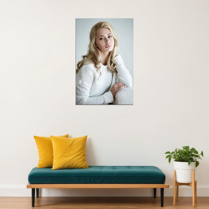 Blonde Sexy Woman Model Hot Poster Wall Art Print Home Wall Decor