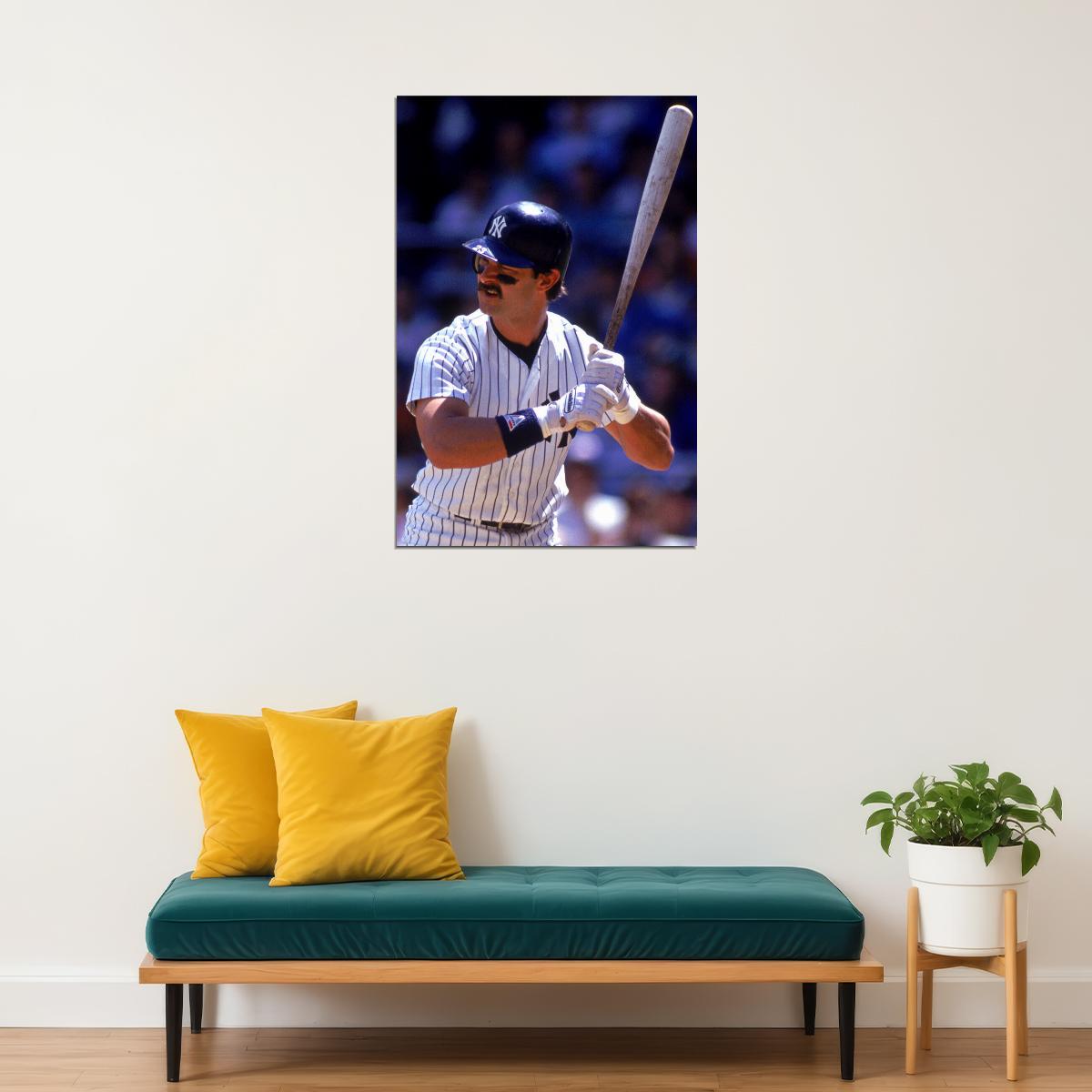 Don Mattingly Baseball Sport Poster Wall Art Print Home Wall Decor