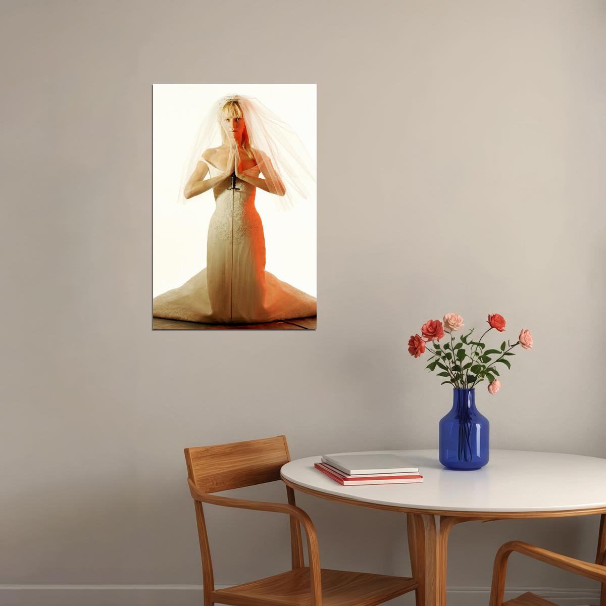 Uma Thurman Blood And Sword Poster Wall Art Print Home Wall Decor