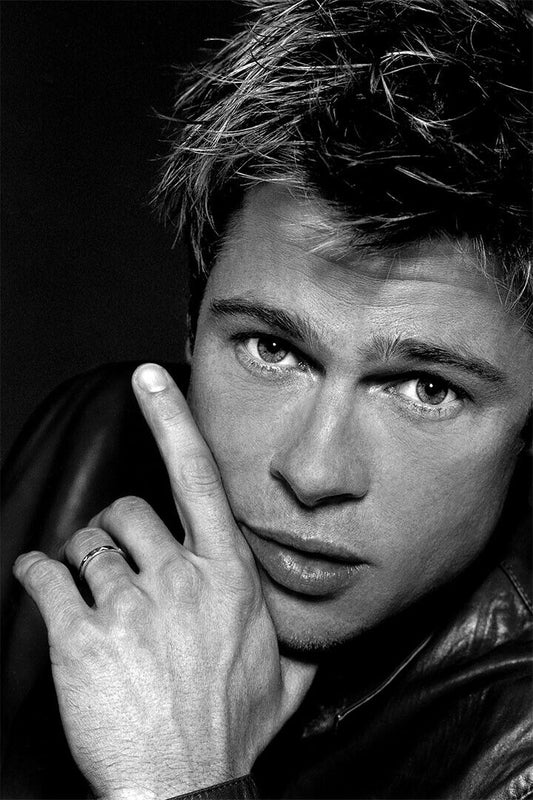Brad Pitt Young Actor Charisma Poster Wall Art Print Home Wall Decor
