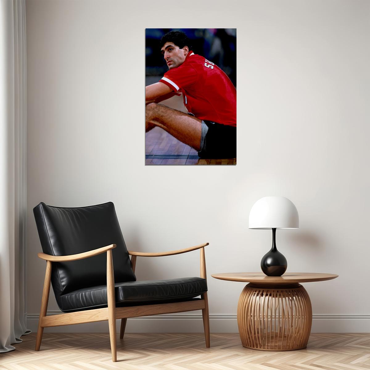 Rony Seikaly Best Basketball Player Poster Wall Art Print Home Wall Decor