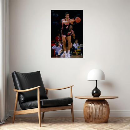 Rony Seikaly Old Basketball Player Poster Wall Art Print Home Wall Decor