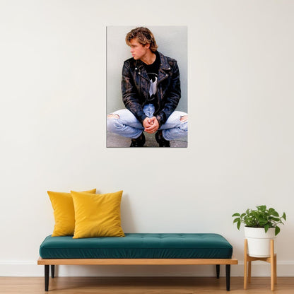 Brad Pitt Young Actor Handsome Poster Wall Art Print Home Wall Decor