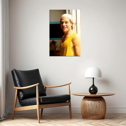 Brad Pitt Young Long Hair Poster Wall Art Print Home Wall Decor