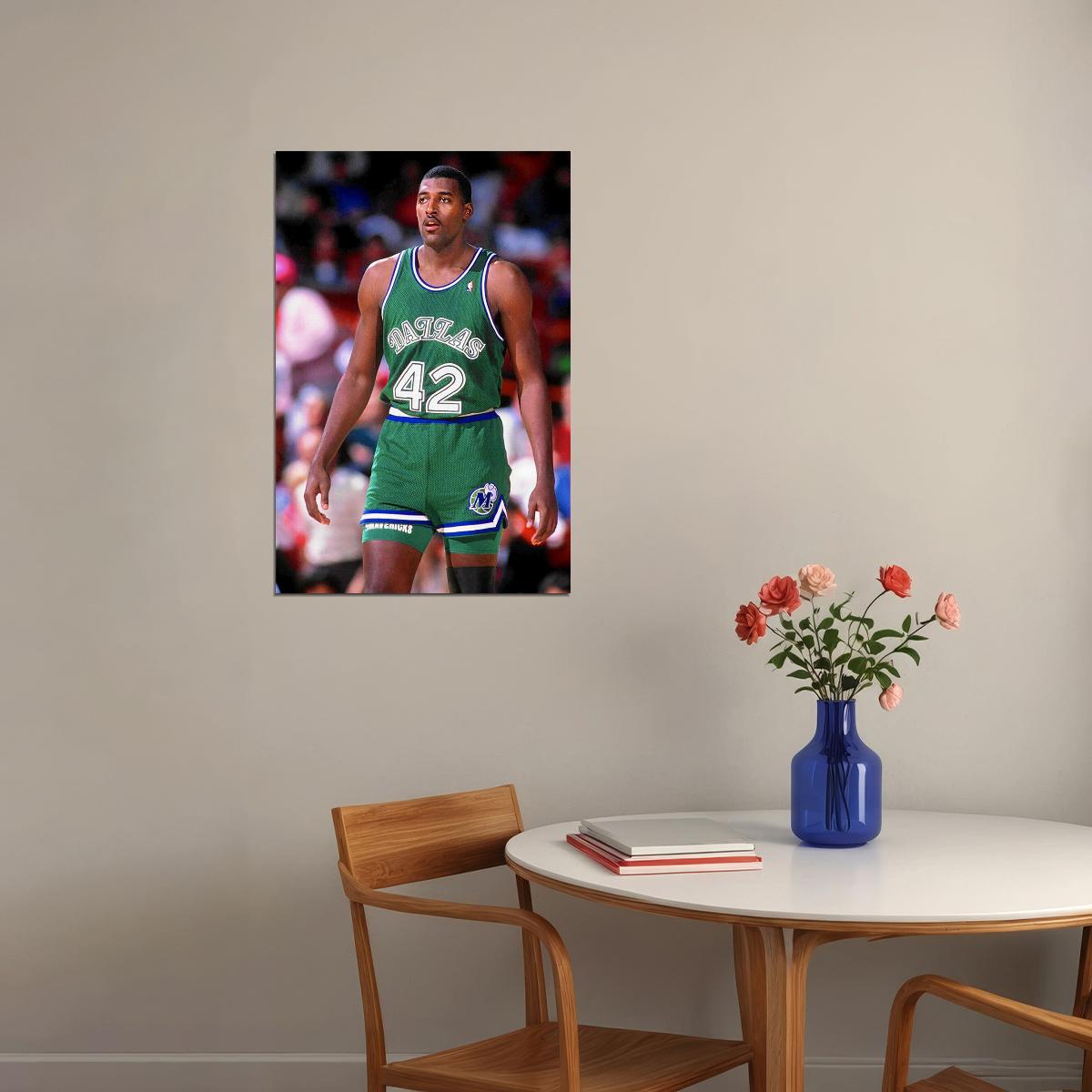 Roy Tarpley Basketball Player Poster Wall Art Print Home Wall Decor