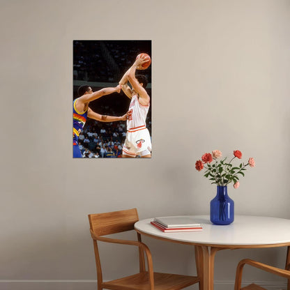 Rony Seikaly Basketball Player Poster Wall Art Print Home Wall Decor