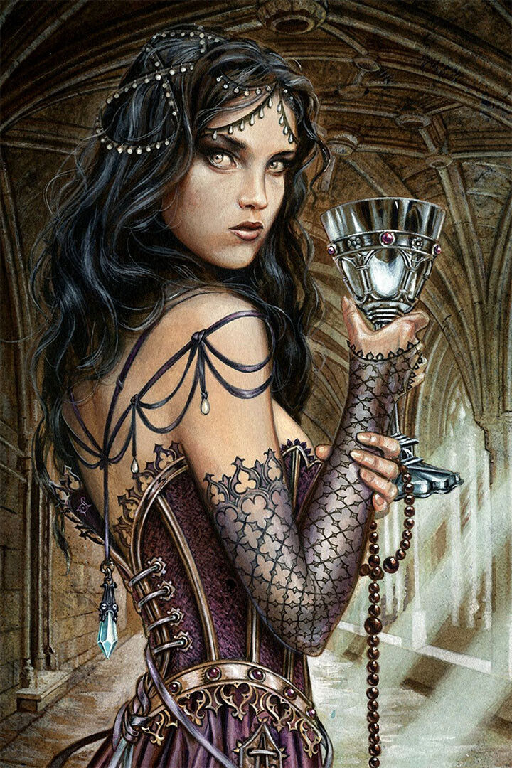 Alchemy Gothic Fantasy Science Fiction Poster Wall Art Print Home Wall Decor