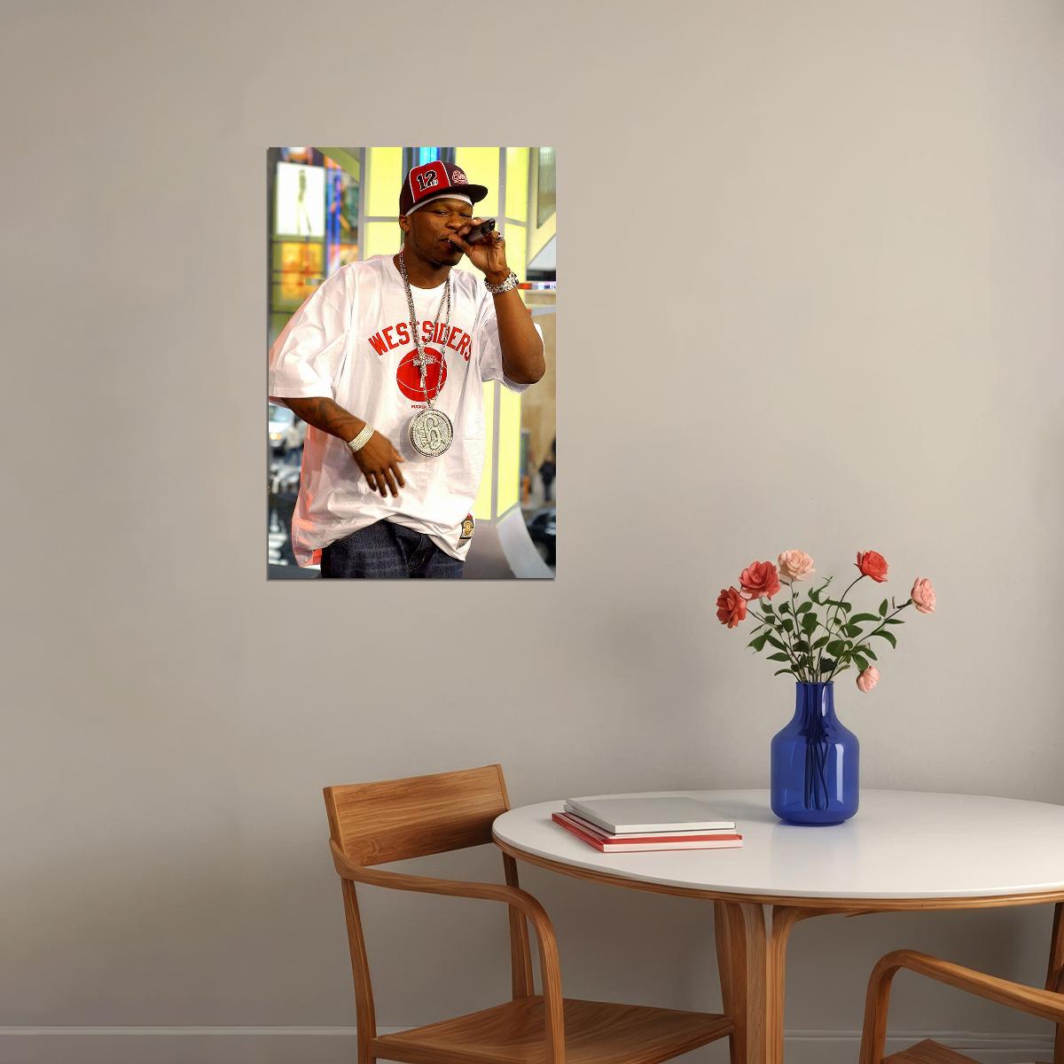 50 Cent Hip Hop Rapper Musician Singer Poster Wall Art Print Home Wall Decor