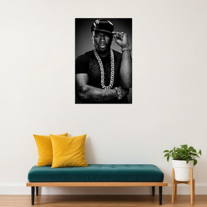 50 Cent Hip Hop Rap Musician Poster Wall Art Print Home Wall Decor