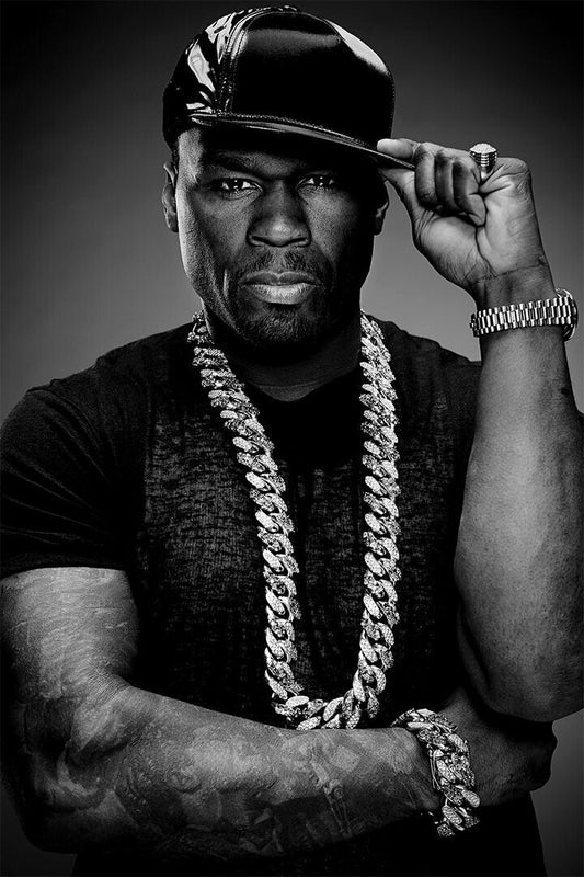 50 Cent Hip Hop Rap Musician Poster Wall Art Print Home Wall Decor