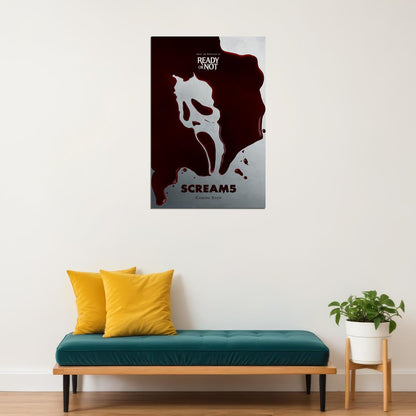 Scream Movie Horror Thriller Poster Wall Art Print Home Wall Decor