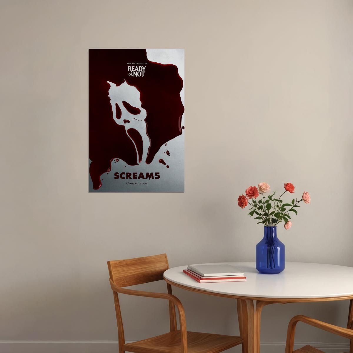 Scream Movie Horror Thriller Poster Wall Art Print Home Wall Decor