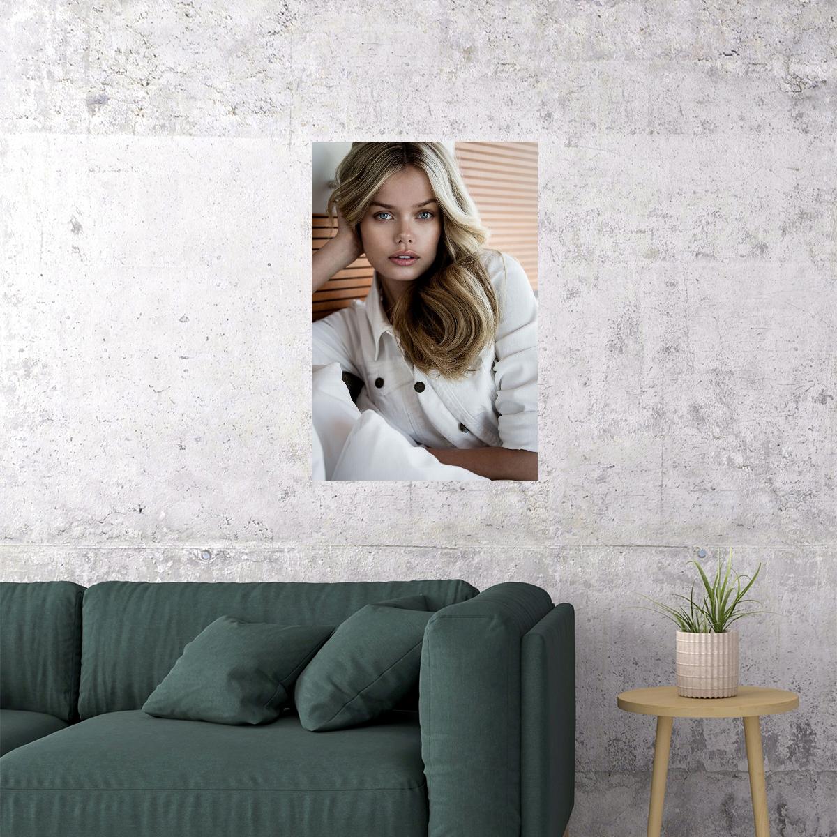 Frida Aasen Sexy Female Model Hot Poster Wall Art Print Home Wall Decor