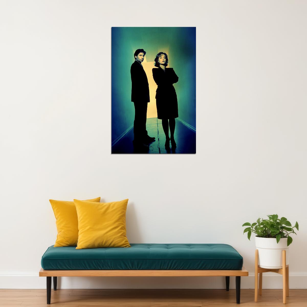 X Files Tv Series Fantasy Sci Fi Action Poster Wall Art Print Home Wall Decor