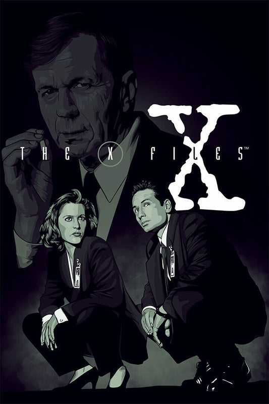 X Files Tv Series Fantasy Sci Fi Action Poster Wall Art Print Home Wall Decor