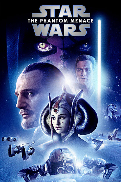 Star Wars Episode 1 Movie Sci Fi Action Poster Wall Art Print Home Wall Decor