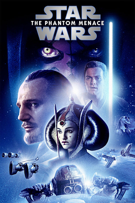 Star Wars Episode 1 Movie Sci Fi Action Poster Wall Art Print Home Wall Decor