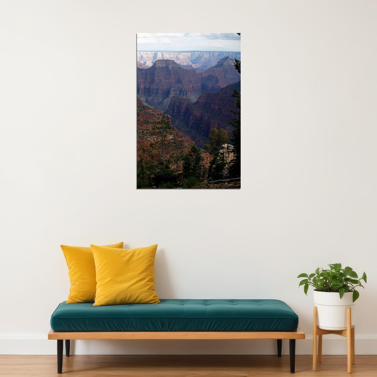 Grand Canyon Lanscape Poster Wall Art Print Home Wall Decor