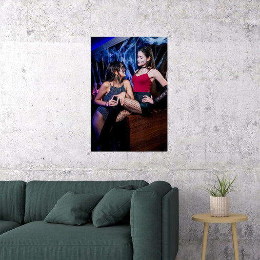 Sexy Female Model Club Paradise Poster Wall Art Print Home Wall Decor