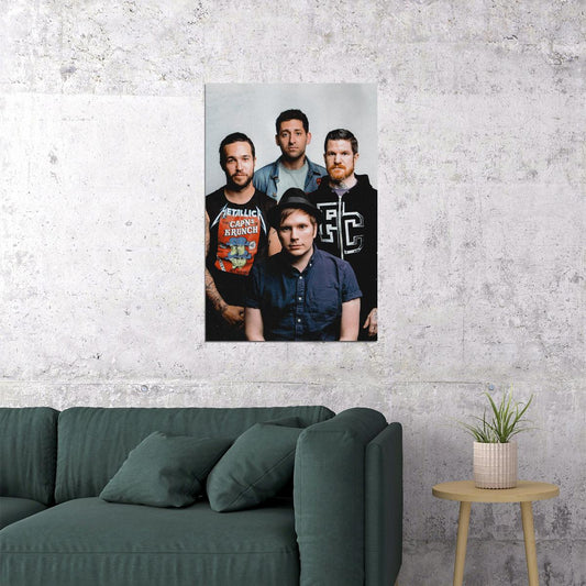 Good Charlotte Music Band Group Pose Poster Wall Art Print Home Wall Decor