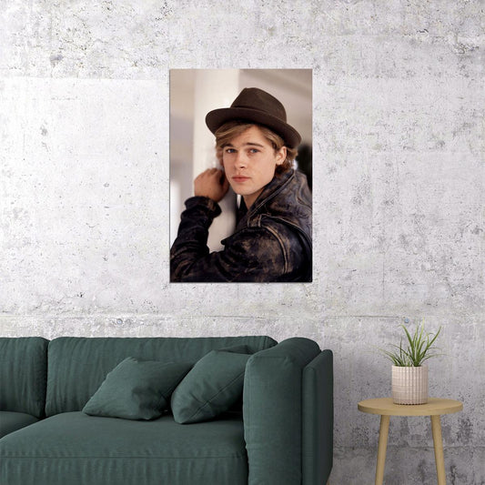 Brad Pitt Very Young Hot Actor Poster Wall Art Print Home Wall Decor