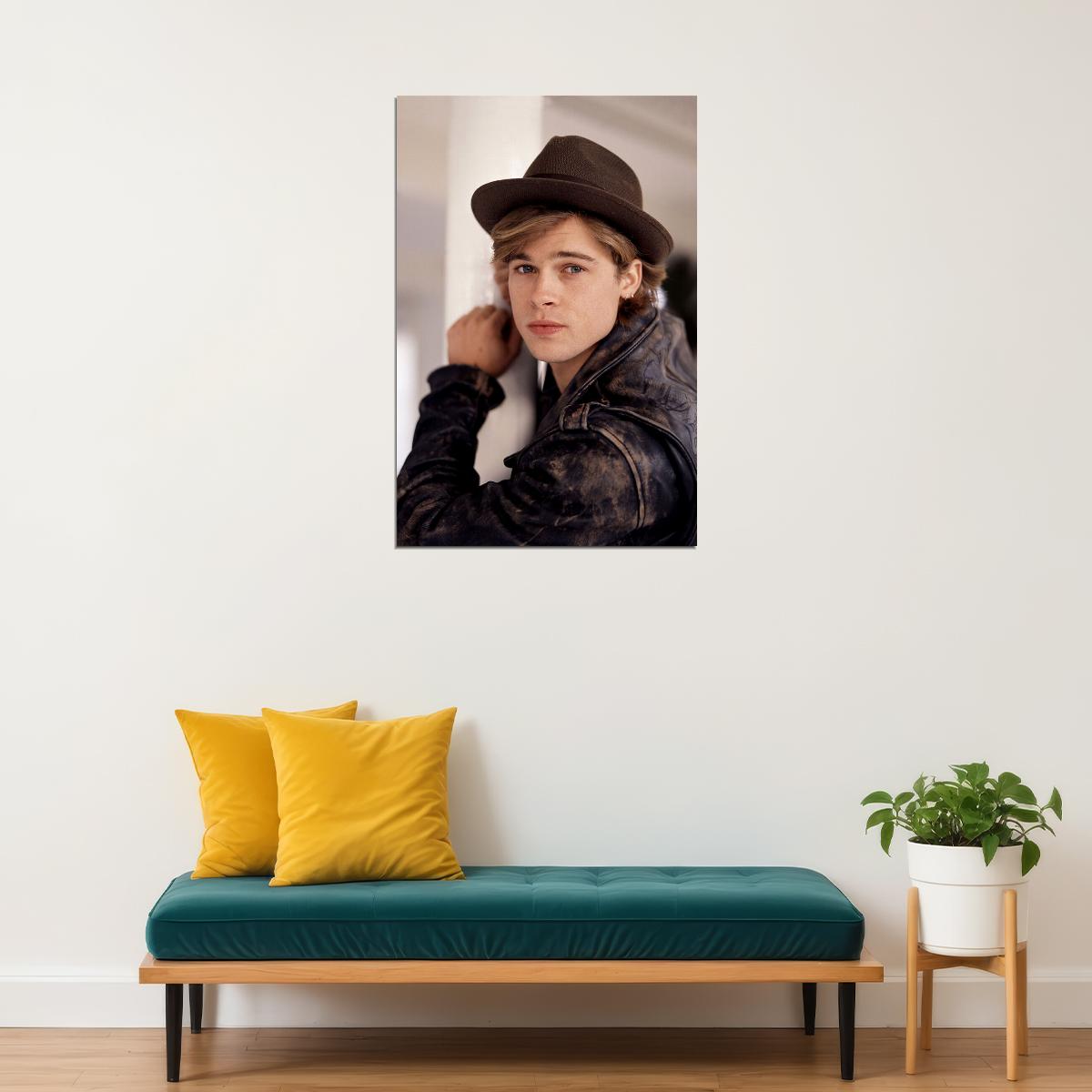 Brad Pitt Very Young Hot Actor Poster Wall Art Print Home Wall Decor