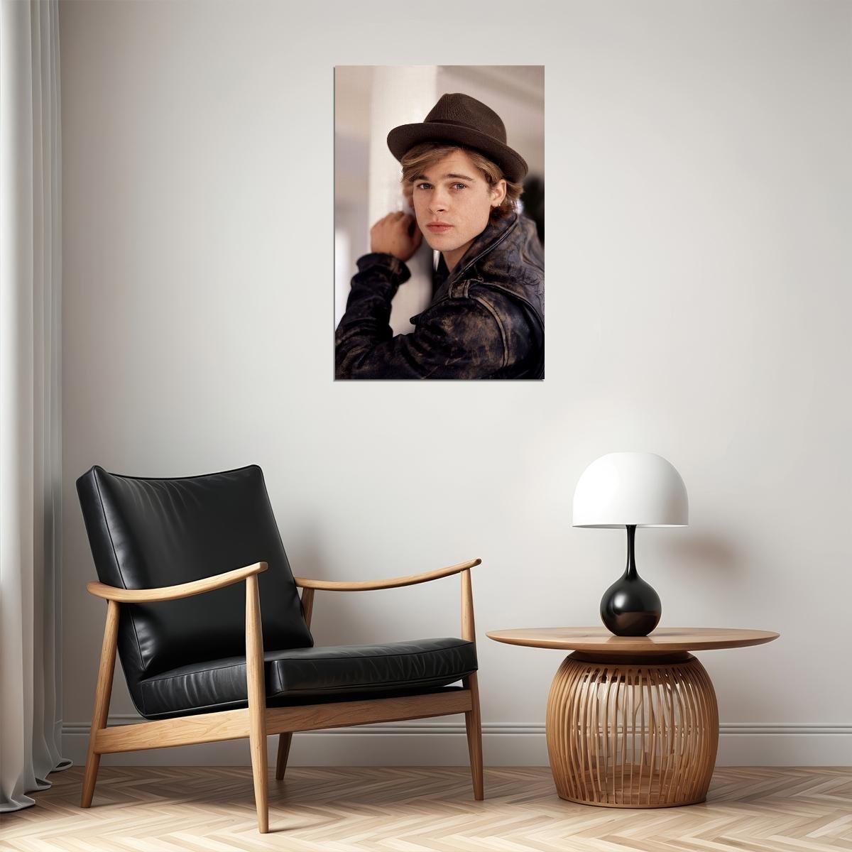 Brad Pitt Very Young Hot Actor Poster Wall Art Print Home Wall Decor