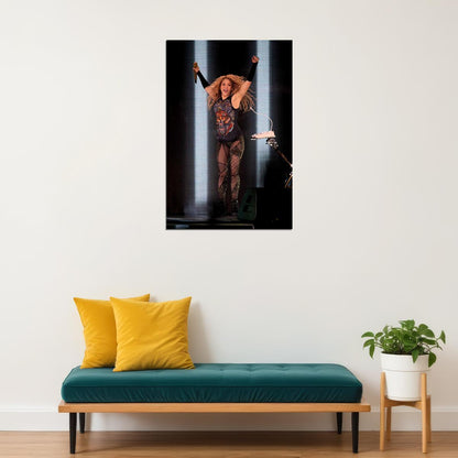 Shakira In Concert Hot Musician Singer Poster Wall Art Print Home Wall Decor