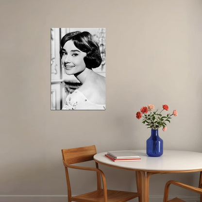 Audrey Hepburn Actress Sweet Girl Poster Wall Art Print Home Wall Decor