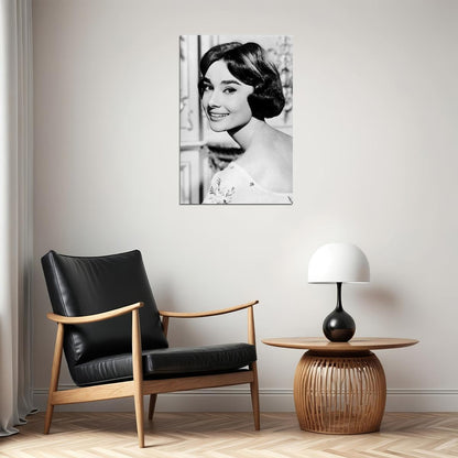 Audrey Hepburn Actress Sweet Girl Poster Wall Art Print Home Wall Decor