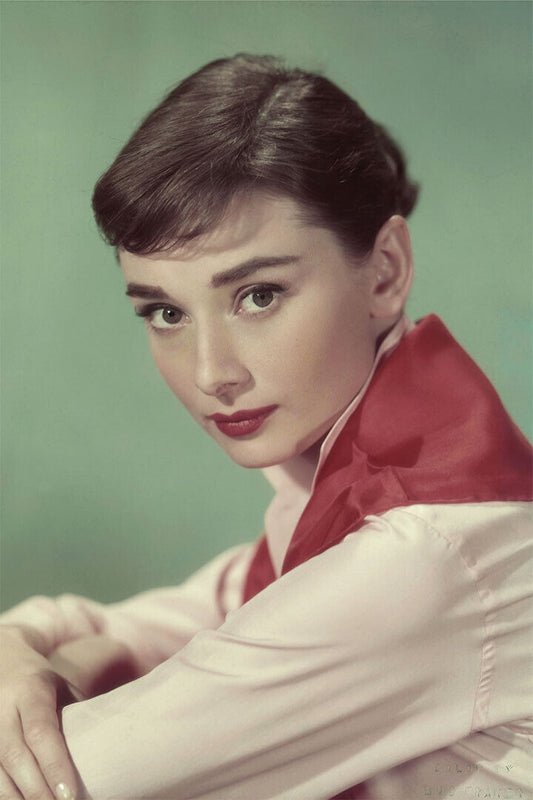 Audrey Hepburn Actress Cute Girl Poster Wall Art Print Home Wall Decor