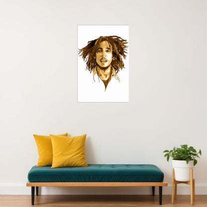Bob Marley In Concert Reggae Music Poster Wall Art Print Home Wall Decor