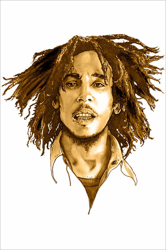 Bob Marley In Concert Reggae Music Poster Wall Art Print Home Wall Decor
