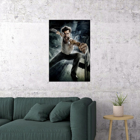 X Men Wolverine Hugh Jackman Movie Poster Wall Art Print Home Wall Decor