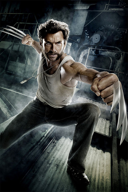 X Men Wolverine Hugh Jackman Movie Poster Wall Art Print Home Wall Decor