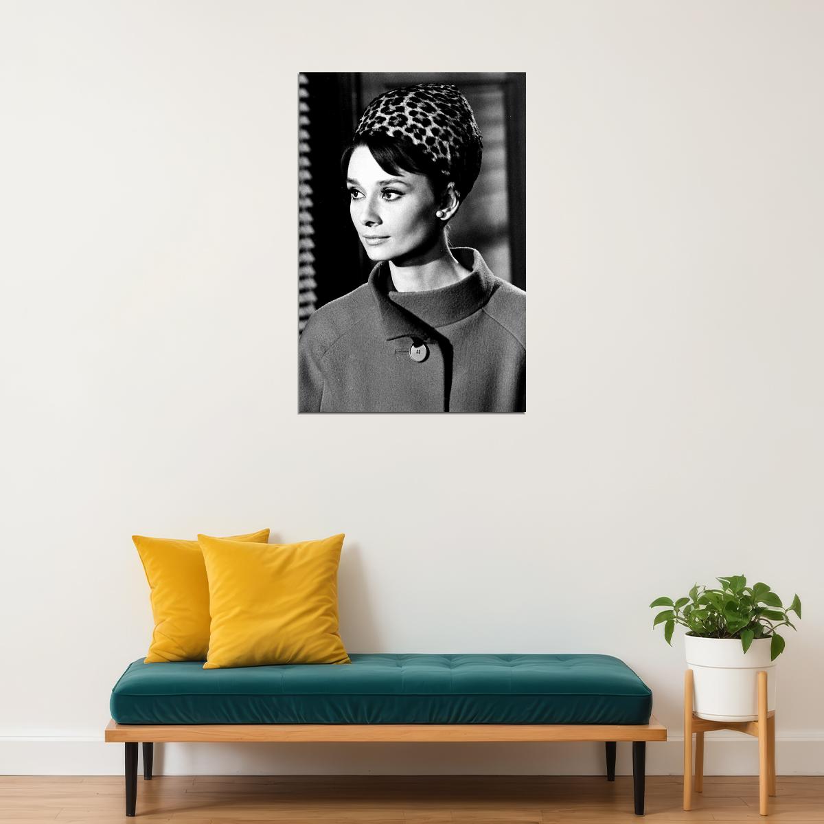 Audrey Hepburn Actress Cute Woman Poster Wall Art Print Home Wall Decor