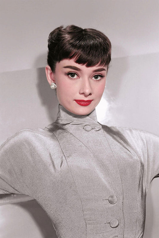 Audrey Hepburn Actress Posed Pretty Poster Wall Art Print Home Wall Decor