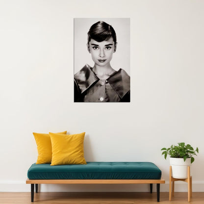Audrey Hepburn Actress Sweet Woman Poster Wall Art Print Home Wall Decor