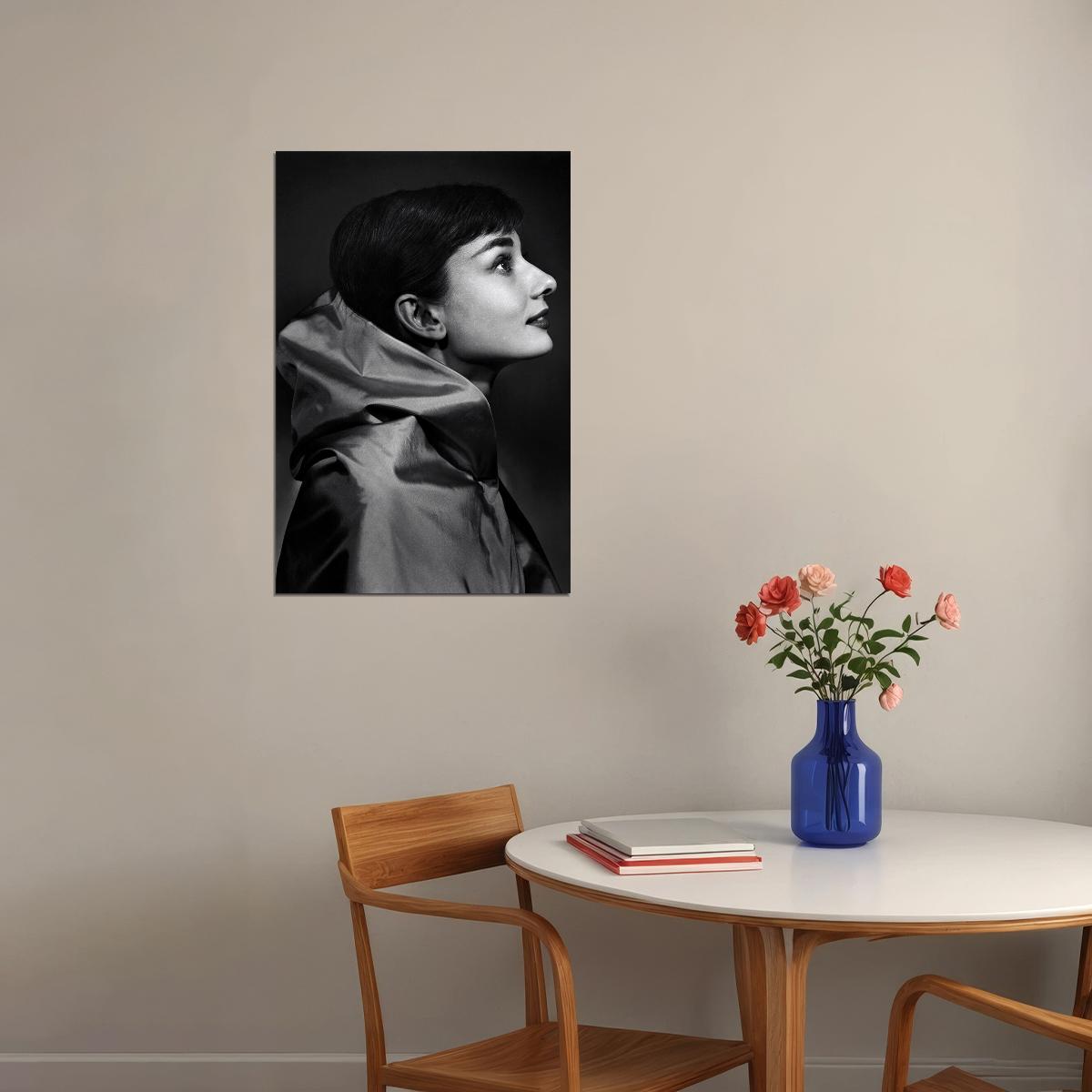 Audrey Hepburn Actress Sweet Girl Poster Wall Art Print Home Wall Decor