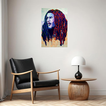 Bob Marley Nestafaria Reggae Music Poster Wall Art Print Home Wall Decor