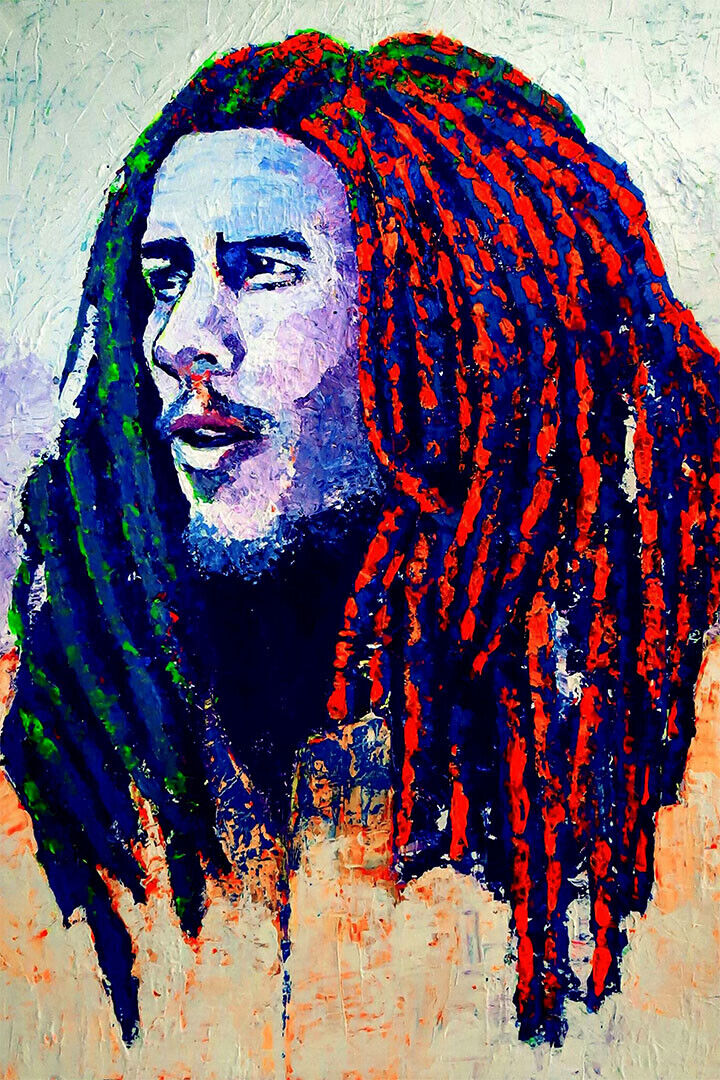 Bob Marley Nestafaria Reggae Music Poster Wall Art Print Home Wall Decor